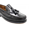 Herren Slipper Leder Business Schuhe Tassel Loafer Ledersohle Goodyear Rahmengenäht schwarz Anzugschuhe Latino Marttely 805