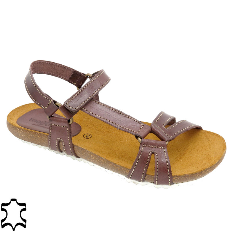 Ladies flat cork sandals