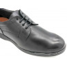 Men's classic lace-up Dress Shoes with leather lining black - Made in Spain