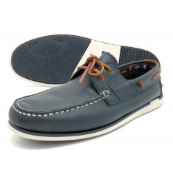 Herren Bootsschuhe Leder Segelschuhe blau Echtleder Mokassin Goodyear Rahmengenäht deckschuhe Casual 605 2020