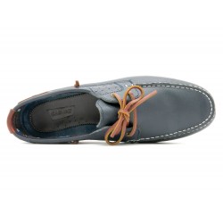 Herren Bootsschuhe Leder Segelschuhe blau Echtleder Mokassin Goodyear Rahmengenäht deckschuhe Casual 605 2020