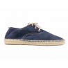 Men's Mokassins Suede Leather Sneakers navy blue Casual Lace-Up Summer Shoes Made In Spain 2002